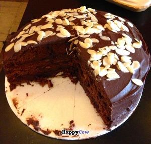 Vegan chocolate cake at El Maple at El Maple in Quito