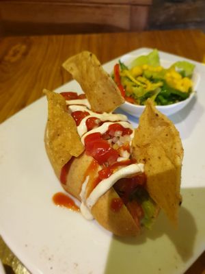 Hot dog! at El Maple in Quito