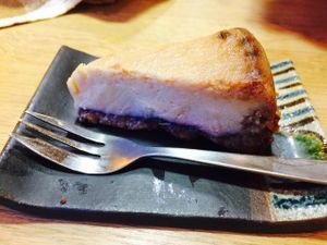 Baked cheesecake. Has a light, lemony taste. at Bejita in Hamamatsu
