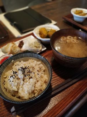 Lunch menu at Bejita in Hamamatsu