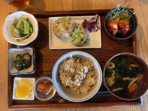 Lunch set  at Bejita in Hamamatsu