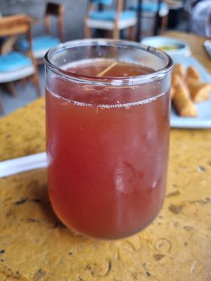 Fermented ginger- very good at Greenr Cafe in Gurgaon