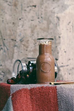 Mocha Mucho smoothie at Greenr Cafe is now open in Gurgaon. Vegan! at Greenr Cafe in Gurgaon