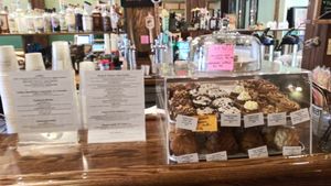 Coffee shop at Ethereal Confections  in Woodstock