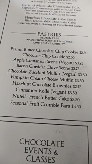 Vegan pastries at Ethereal Confections  in Woodstock