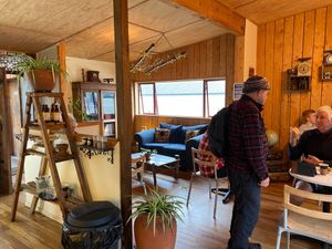 Cosy vibes  at Timbuktu Nomadic Deli in Waiheke Island