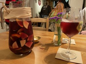 Red sangria  at Outro Lado in Faro