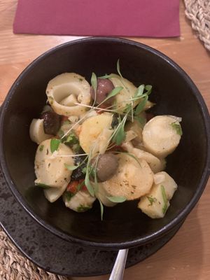 Octopus vegan salad  at Outro Lado in Faro