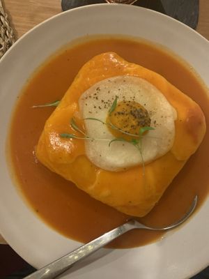 Francesinha  at Outro Lado in Faro