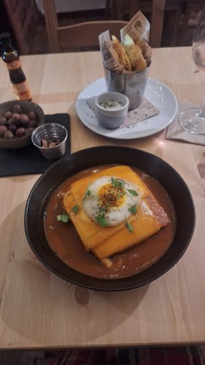 Francesinha at Outro Lado in Faro