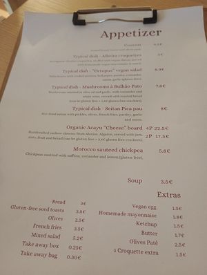 Appetizers at Outro Lado in Faro