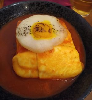 Francesinha at Outro Lado in Faro