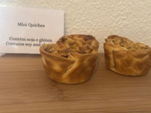 Mini quiche  at Outro Lado in Faro