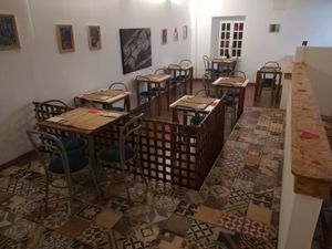 Dining room at Outro Lado in Faro