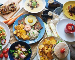 Our dishes  at Outro Lado in Faro