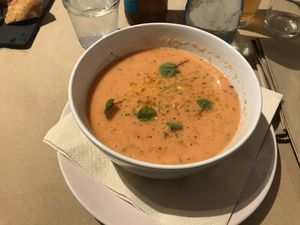 Gaspacho at Outro Lado in Faro