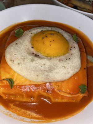 Vegan francisinha  at Outro Lado in Faro