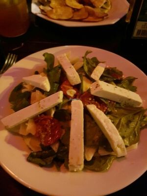 vegetarian salad  at Jardin in Ilha Grande