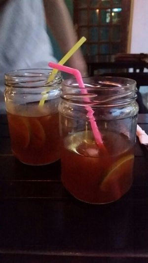 homemade iced tea :) at Jardin in Ilha Grande