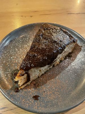 Amazing pear coconut chocolate cake  at De Rode Koe in Lille