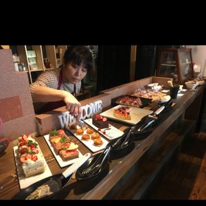 Strawberry event at Organic Cafe Han in Tokyo