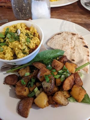 Lebanese breakfast at The Left Bank in Glasgow