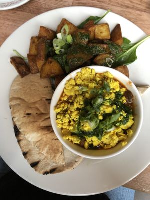 Lebanese breakfast  at The Left Bank in Glasgow