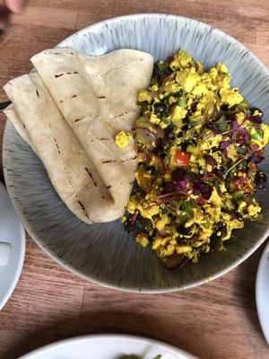 Mexican tofu, loved the tortilla   at The Left Bank in Glasgow