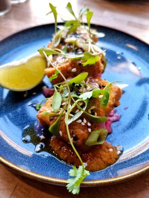 Tofu at The Left Bank in Glasgow