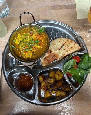 Bombay brunch  at The Left Bank in Glasgow