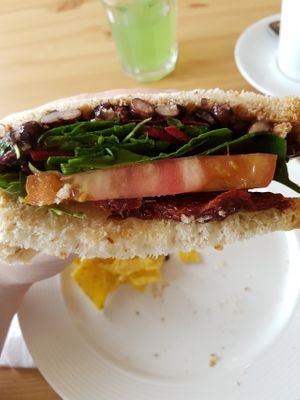 Black Bean Sandwich at That Vegan Cafe in Belfast