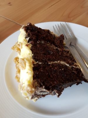 The best vegan carrot cake I've had! at That Vegan Cafe in Belfast