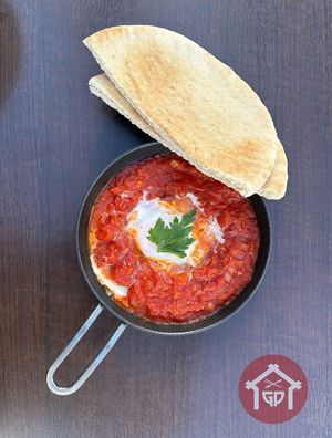 shakshuka at Gojo Paradiso in Kyoto