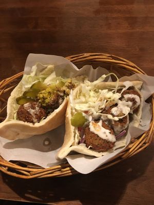 Best falafel. Vegan too!!! at Gojo Paradiso in Kyoto