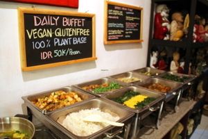 Buffet.  at Sawobali  in Ubud