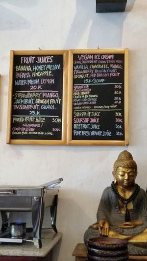 Juices, drinks and Ice Cream! at Sawobali  in Ubud