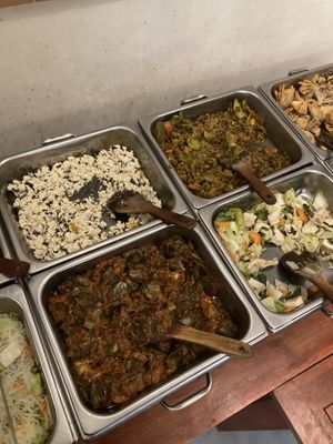 Cooked dishes #Veganuary at Sawobali  in Ubud