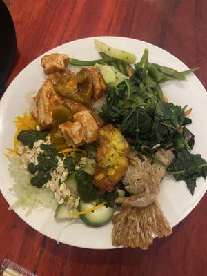 Vegan & gluten-free buffet   at Sawobali  in Ubud