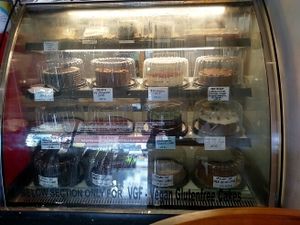 vegetarian and vegan cakes at Sawobali  in Ubud