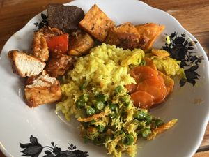 Buffet  at Sawobali  in Ubud