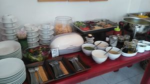 Salad, dressings, breads and more at Sawobali  in Ubud