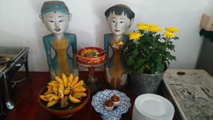 Banana cakes without sugar at Sawobali  in Ubud