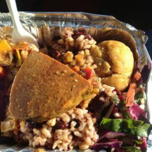 food at Vegan's Delight in Bronx