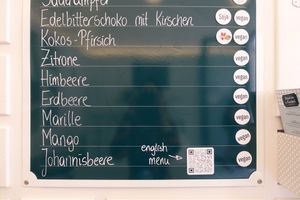 Vegan options!!! at Eis Greissler in Klagenfurt