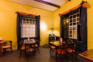 inside salon II at Tasca La Luna in La Palma