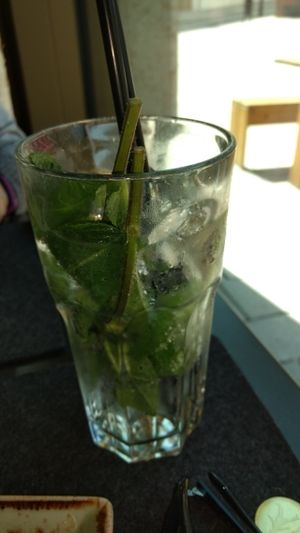 self-made limo with mince  at Hans im Glück in Recklinghausen