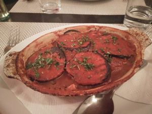 Melanzane al Forno at Luna Rossa in Sheffield