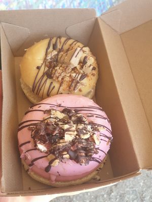 They look good but we did not like. Nothing like donuts. Cake like but not tasty. at The Sweet Meadow in Echuca