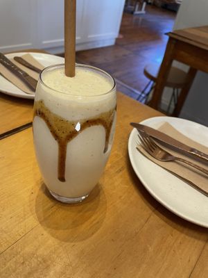 Vanilla ice smoothie at The Sweet Meadow in Echuca