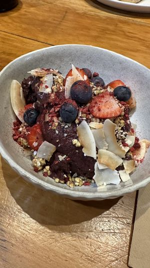 Açai smoothie bowl  at The Sweet Meadow in Echuca